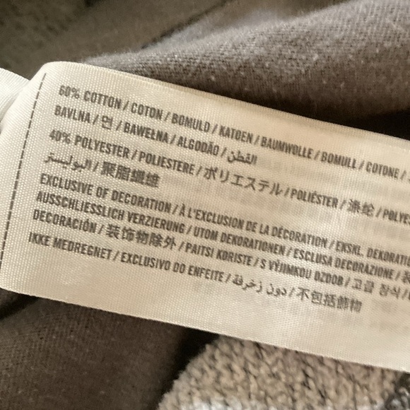 Abercrombie & Fitch mens med. heather gray  fleece shorts athleisure loungewear - Picture 4 of 8